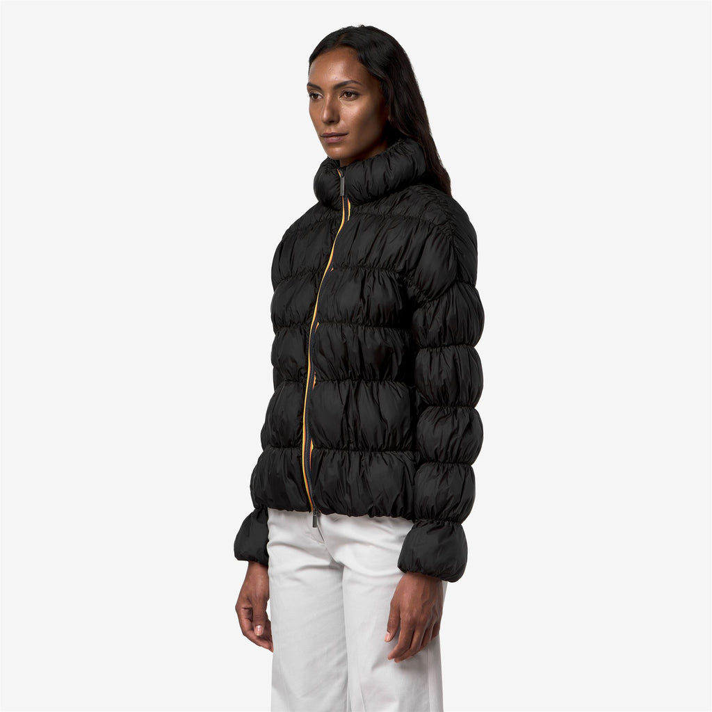 Jackets_Woman_FRAYN MAXI RUFFLES_Short_Black Greyish - Commercial 5
