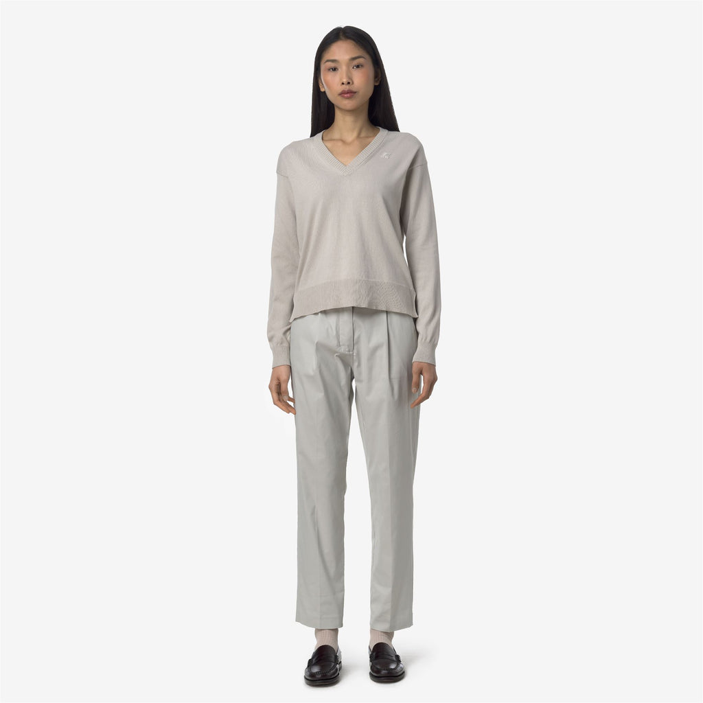 Pants_WOMAN_EYRE TWILL TECH_Chino_BEIGE LT - Commercial 4