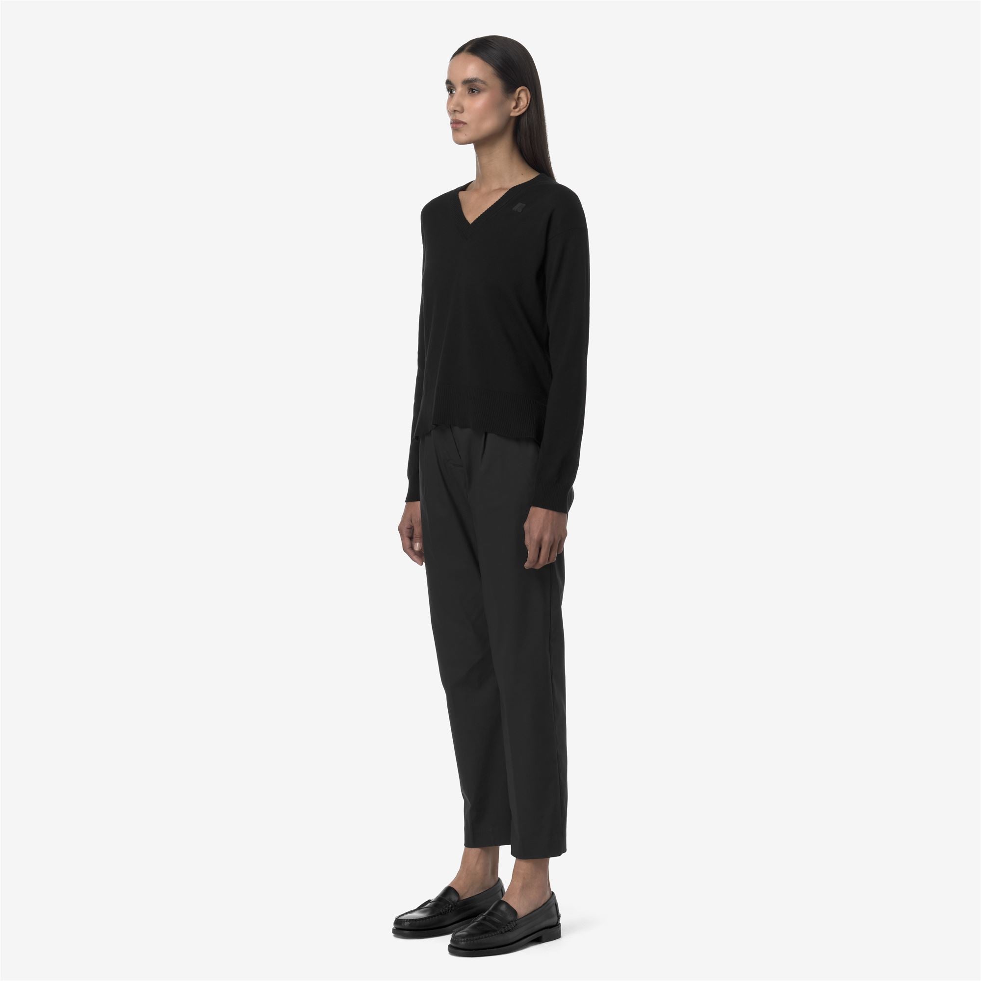 Pants_WOMAN_EYRE TWILL TECH_Chino_Black Pure - Commercial 5