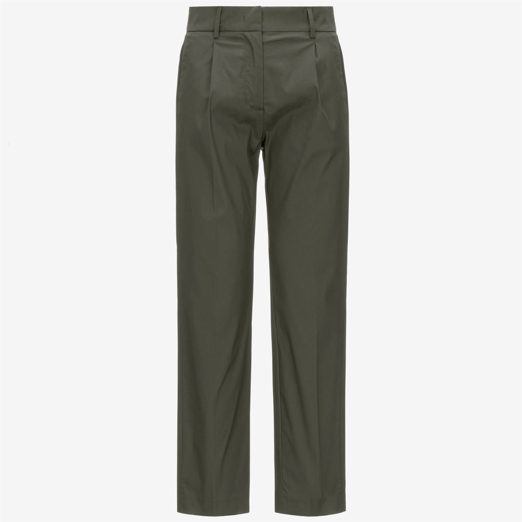 Pants_WOMAN_EYRE TWILL TECH_Chino_Green Lichen - Commercial 1