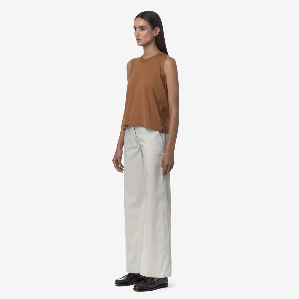 Pants_WOMAN_TYA TWILL TECH_Chino_BEIGE LT - Commercial 5