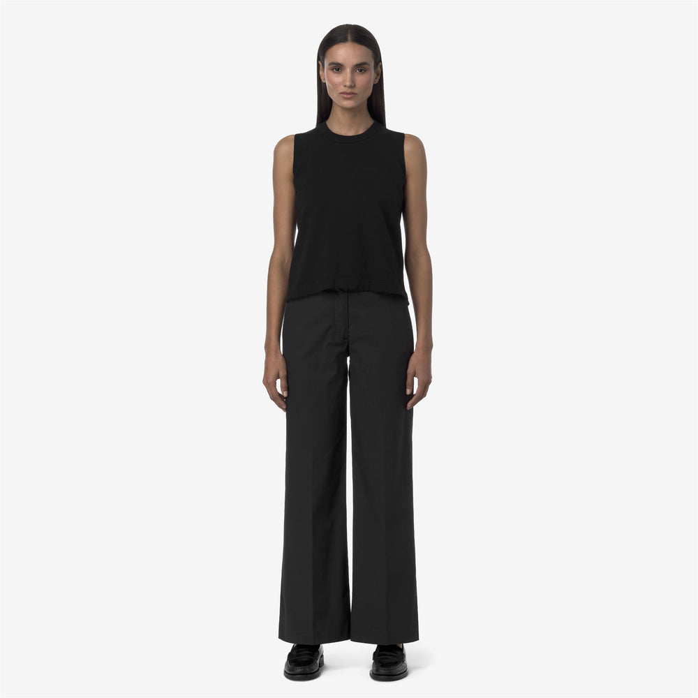 Black Grey Women's Chino Pants for City Wear 02