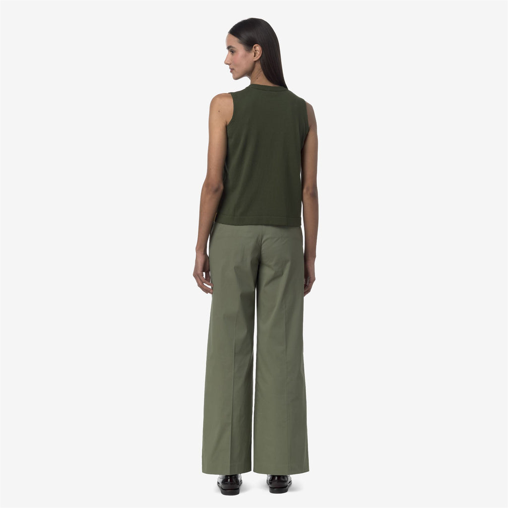 Pants_WOMAN_TYA TWILL TECH_Chino_Green Lichen - Commercial 6