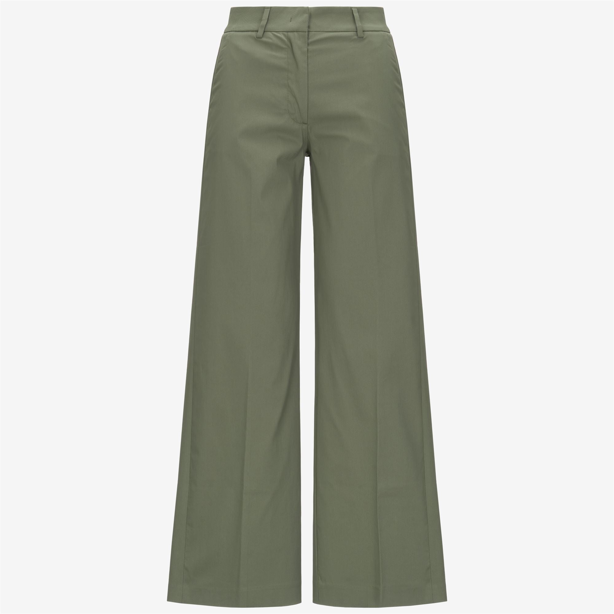 Pants_WOMAN_TYA TWILL TECH_Chino_Green Lichen - Commercial 1