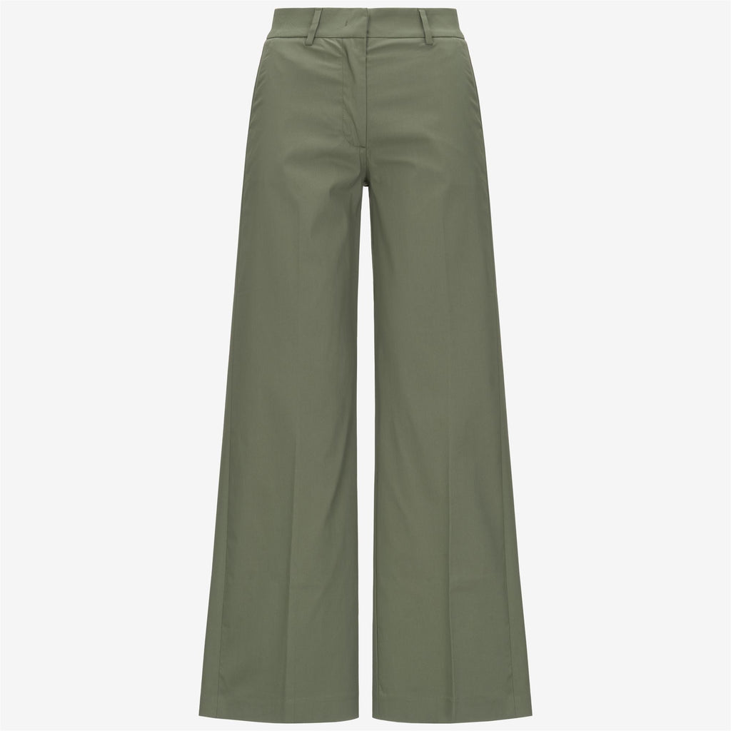 Pants_WOMAN_TYA TWILL TECH_Chino_Green Lichen - Commercial 1