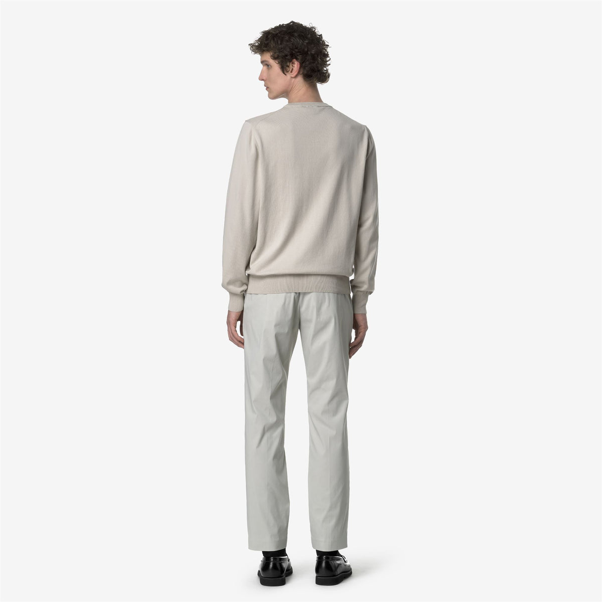 Pants_MAN_AILTON TWILL TECH_Chino_BEIGE LT - Commercial 6