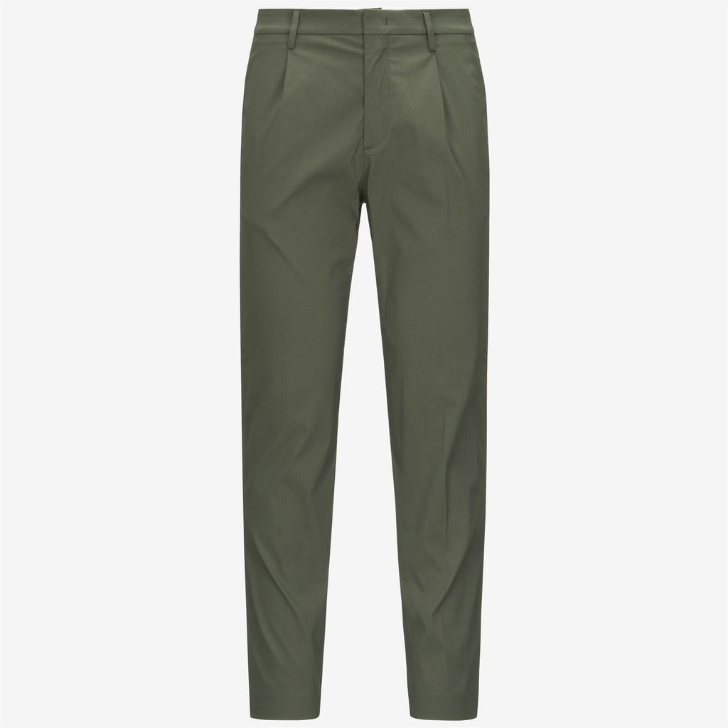 Pants_MAN_AILTON TWILL TECH_Chino_Green Lichen - Commercial 1