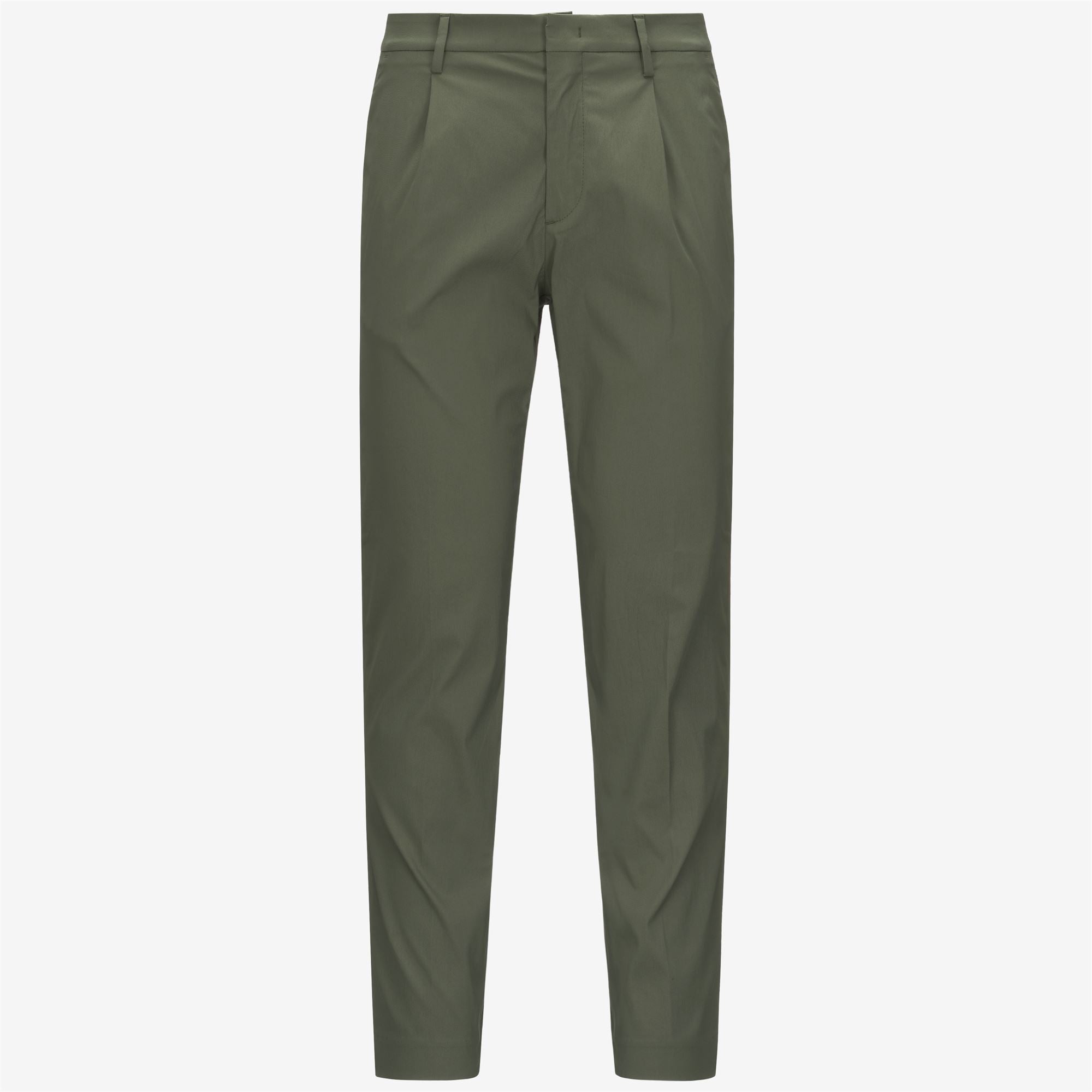 Pants_MAN_AILTON TWILL TECH_Chino_Green Lichen - Commercial 1