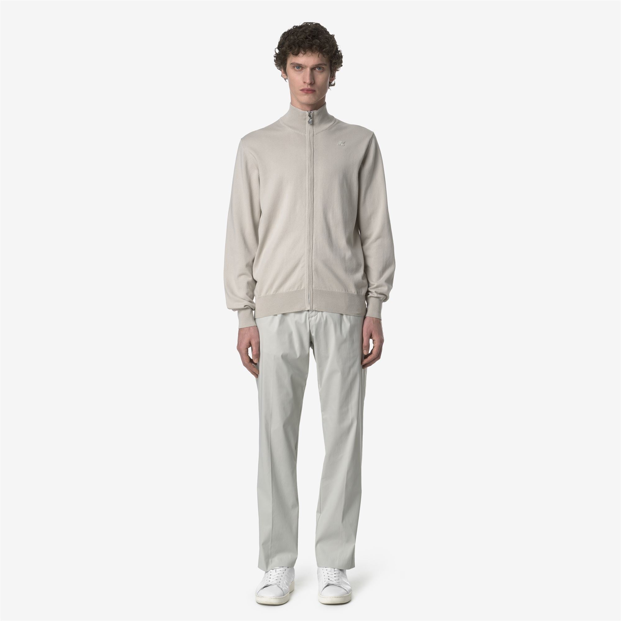 Pants_MAN_RALPH TWILL TECH_Chino_BEIGE LT - Commercial 4