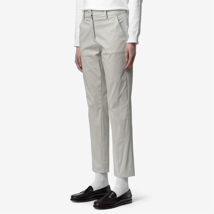 BELLE TWILL TECH - Pants - CHINO - Woman - BEIGE LT 4
