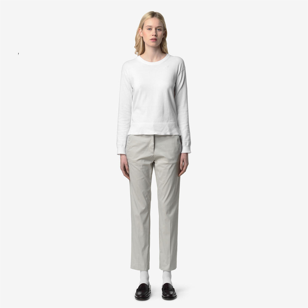 BELLE TWILL TECH - Pants - Chino senza pince - Donna - BEIGE LT 02