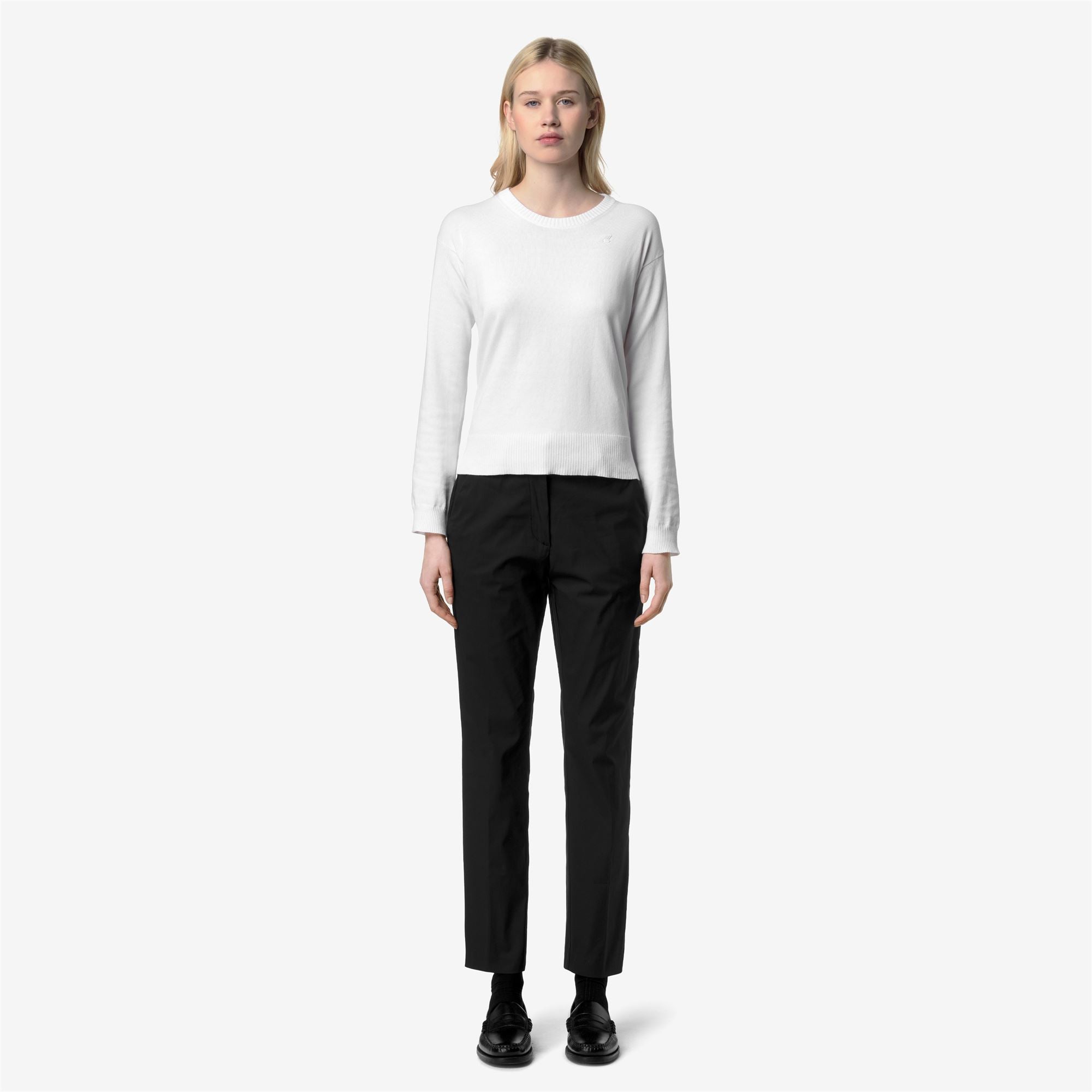 Pants_Woman_BELLE TWILL TECH_Chino_Black Pure - Black Pure - Commercial 4