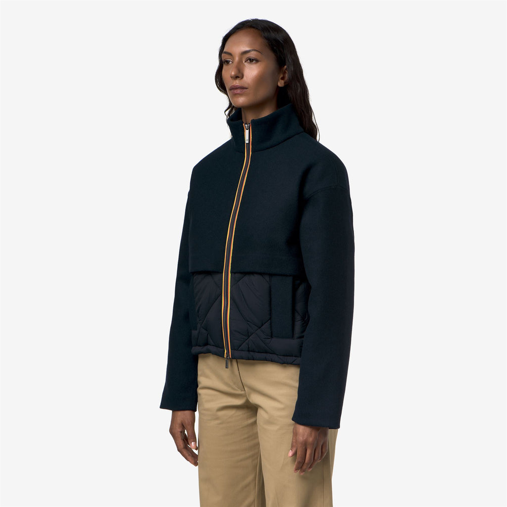 Jackets_Woman_MANDIE WOOL NYLON WARM_Short_Blue Depth - Commercial 5