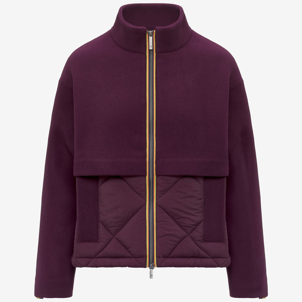 Jackets_Woman_MANDIE WOOL NYLON WARM_Short_Violet Mauve Wine - Commercial 7