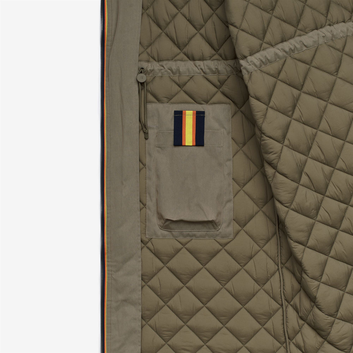 Jackets_Woman_FOSCA WAX COTTON NYLON_Long_Green Army - Commercial 2