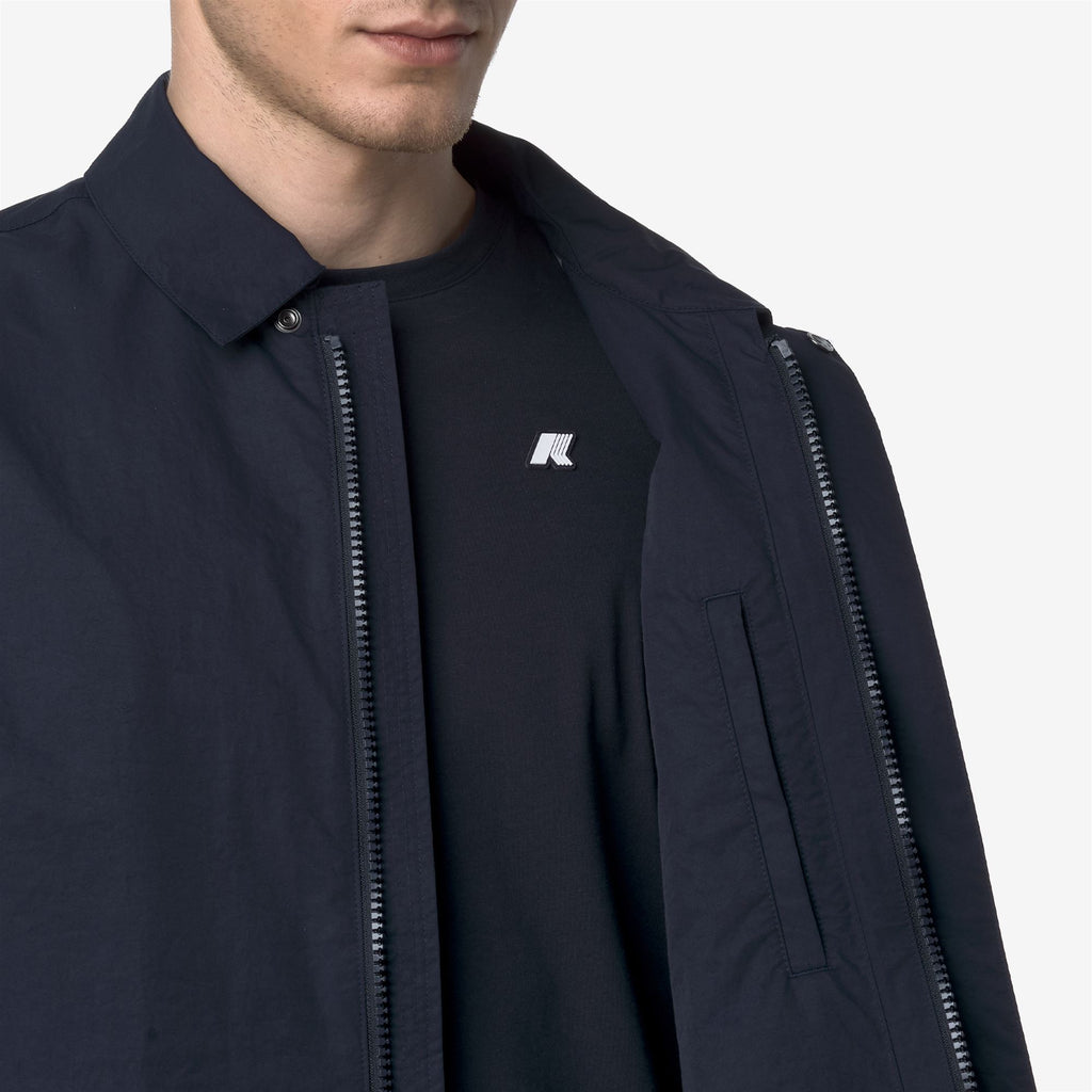Jackets_MAN_KENLEY COTTON NYLON_3/4 Length_Blue Depth - Commercial 7