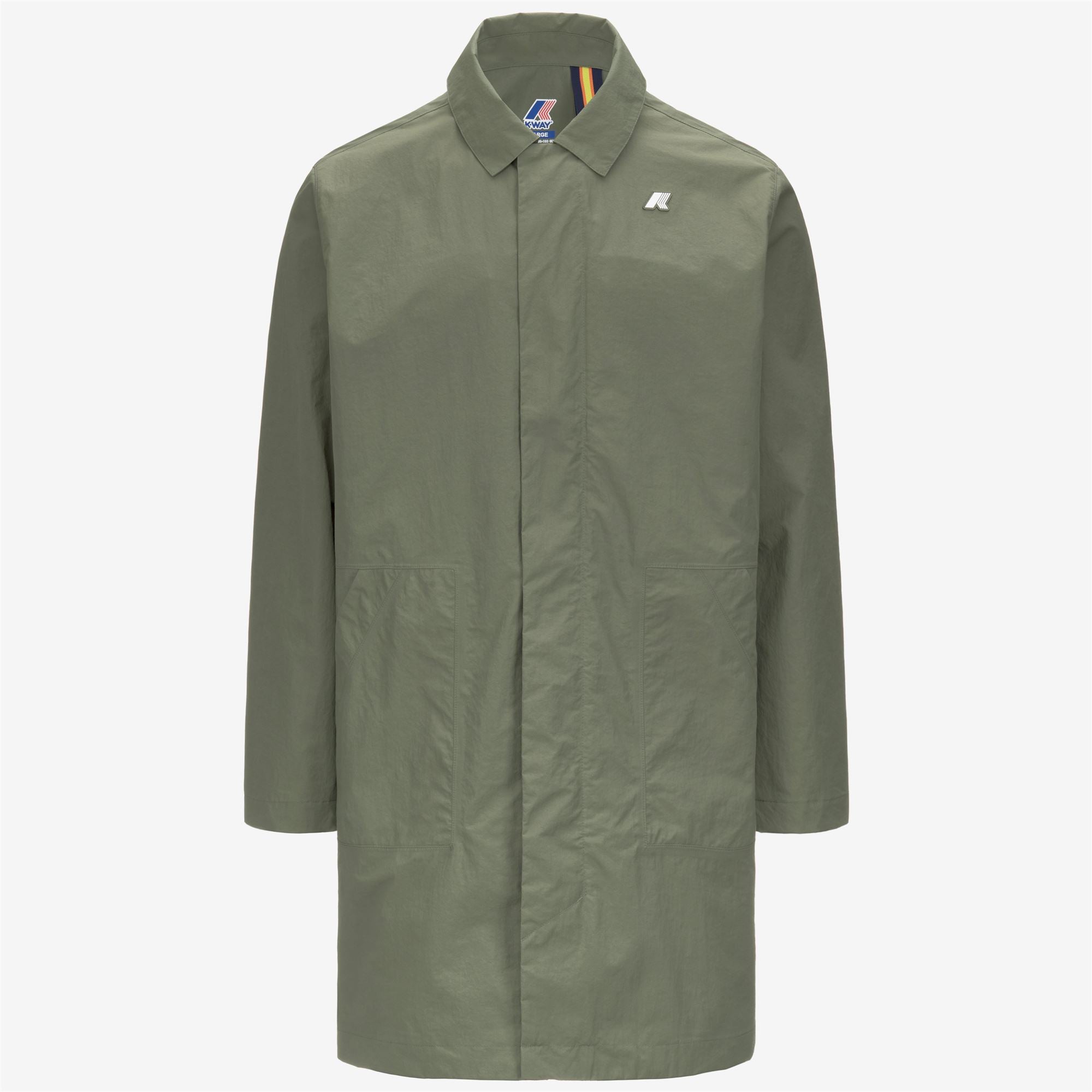 Jackets_MAN_KENLEY COTTON NYLON_3/4 Length_Green Lichen - Commercial 1