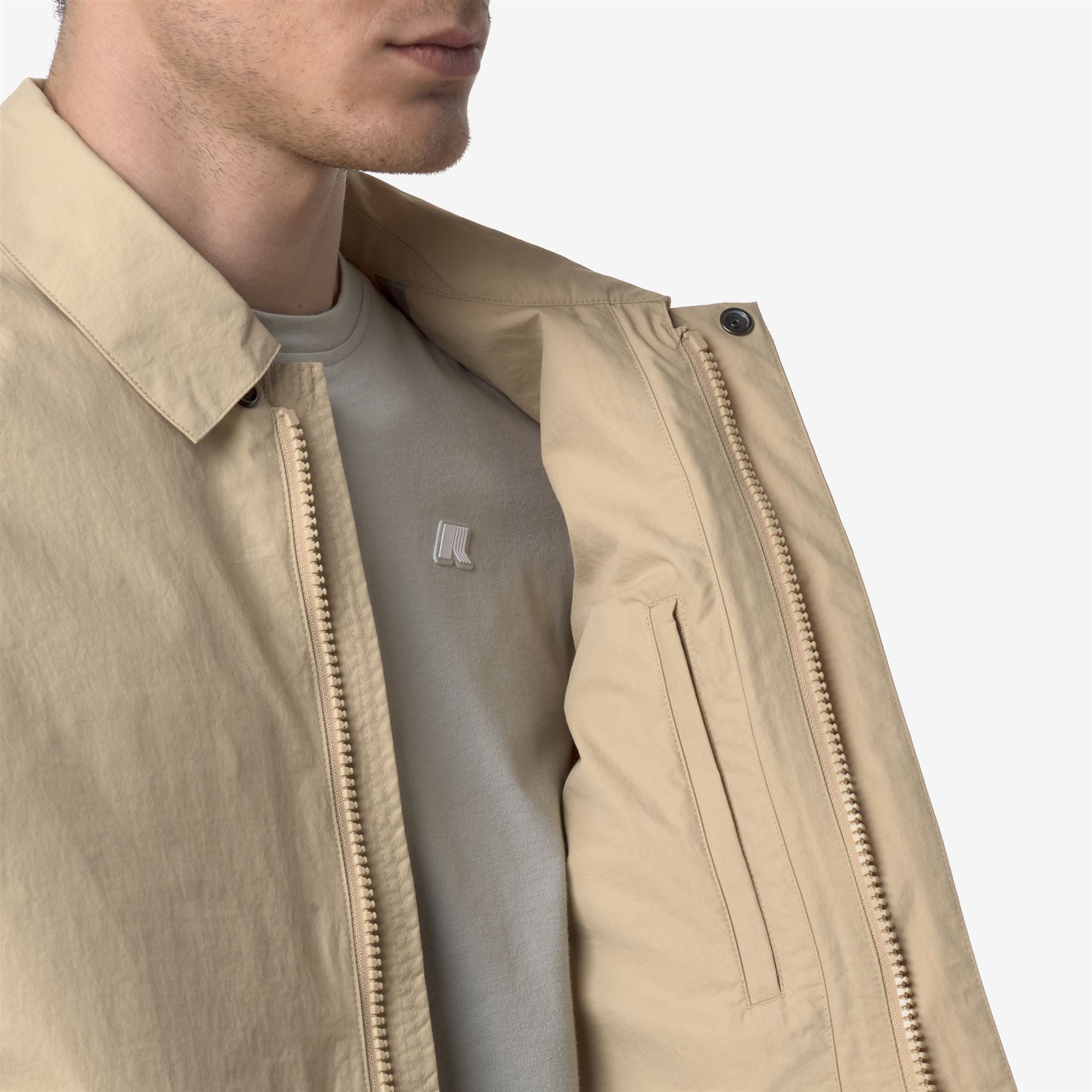 Jackets_MAN_BROEN COTTON NYLON_Short_Beige Rope - Commercial 7