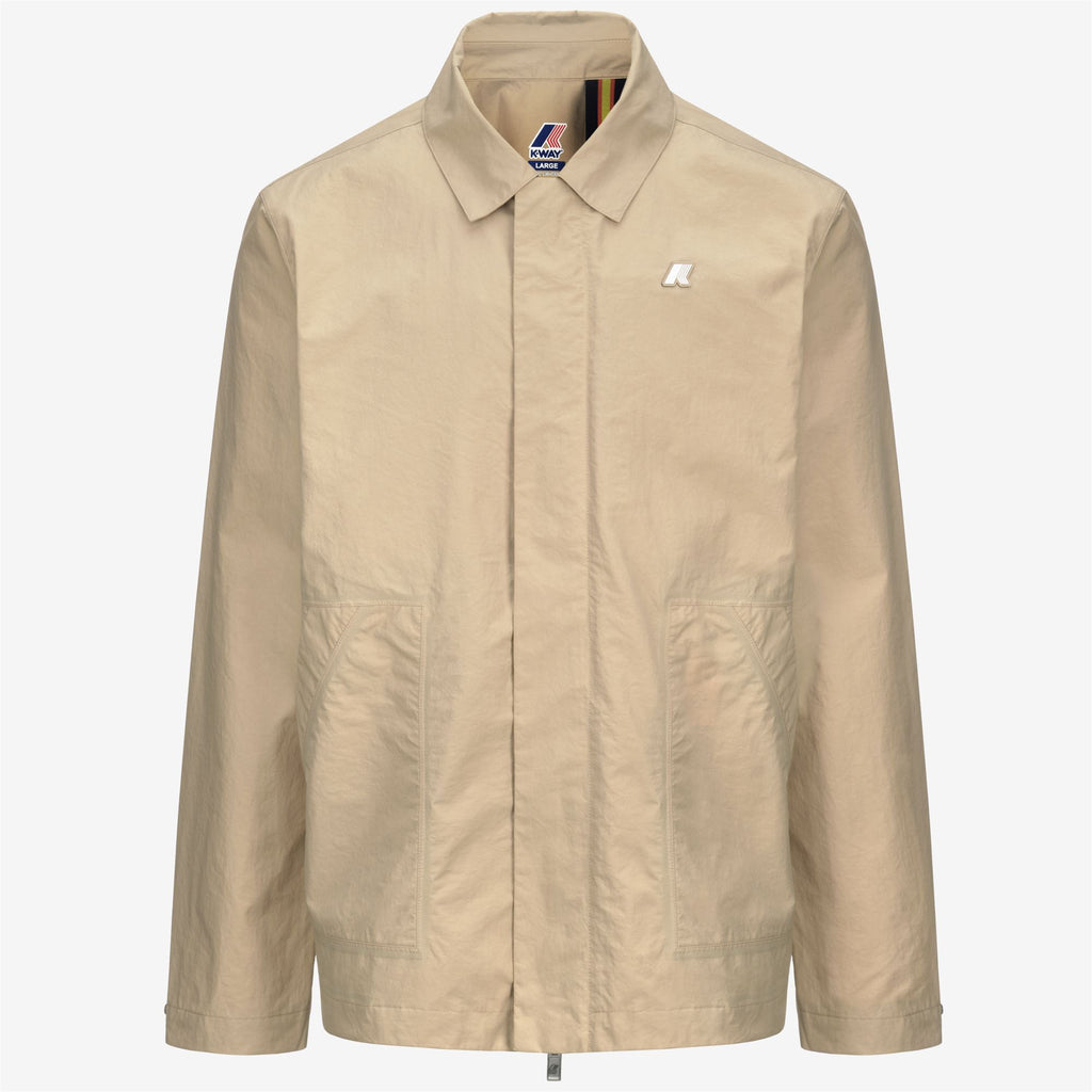 Jackets_MAN_BROEN COTTON NYLON_Short_Beige Rope - Commercial 1