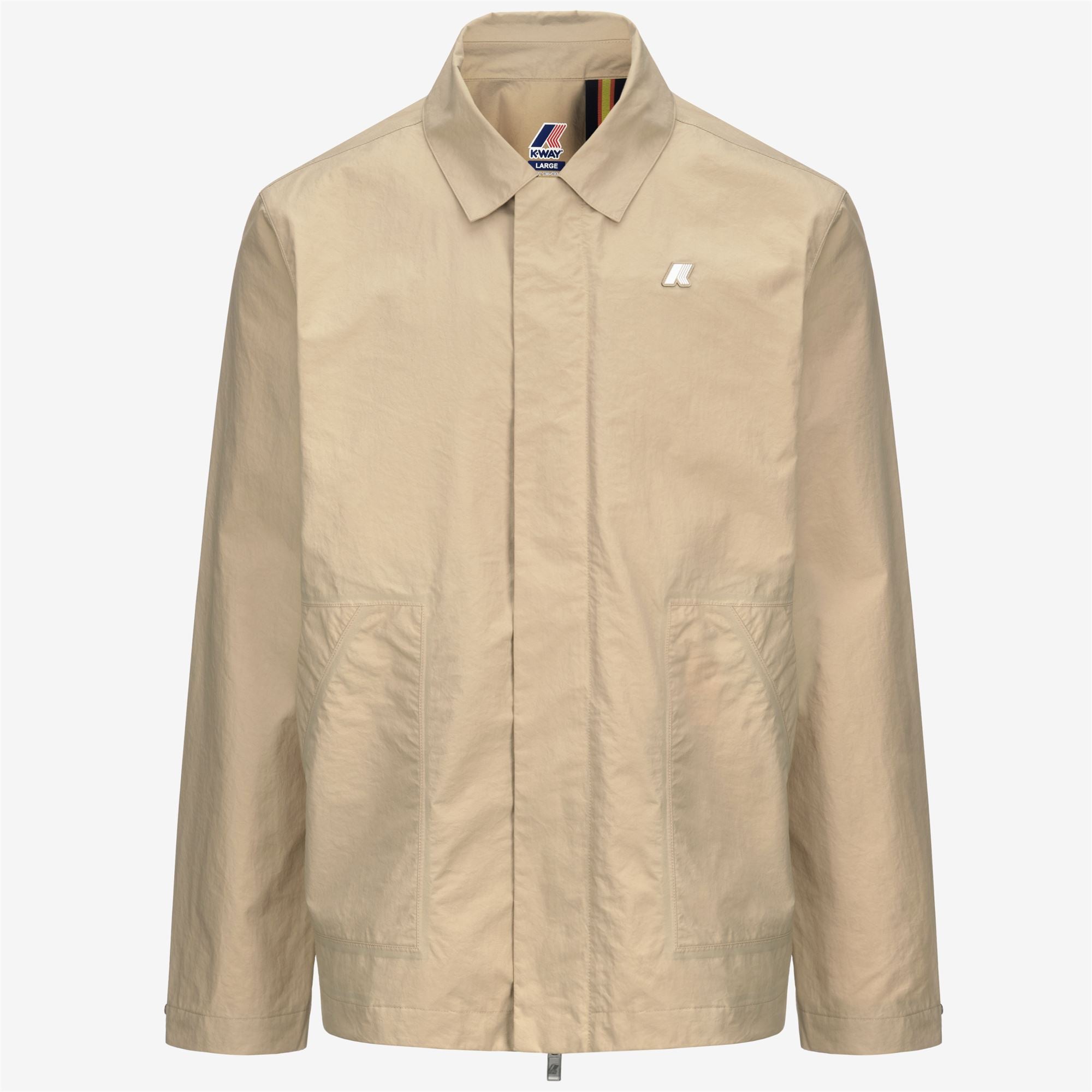 Jackets_MAN_BROEN COTTON NYLON_Short_Beige Rope - Commercial 1