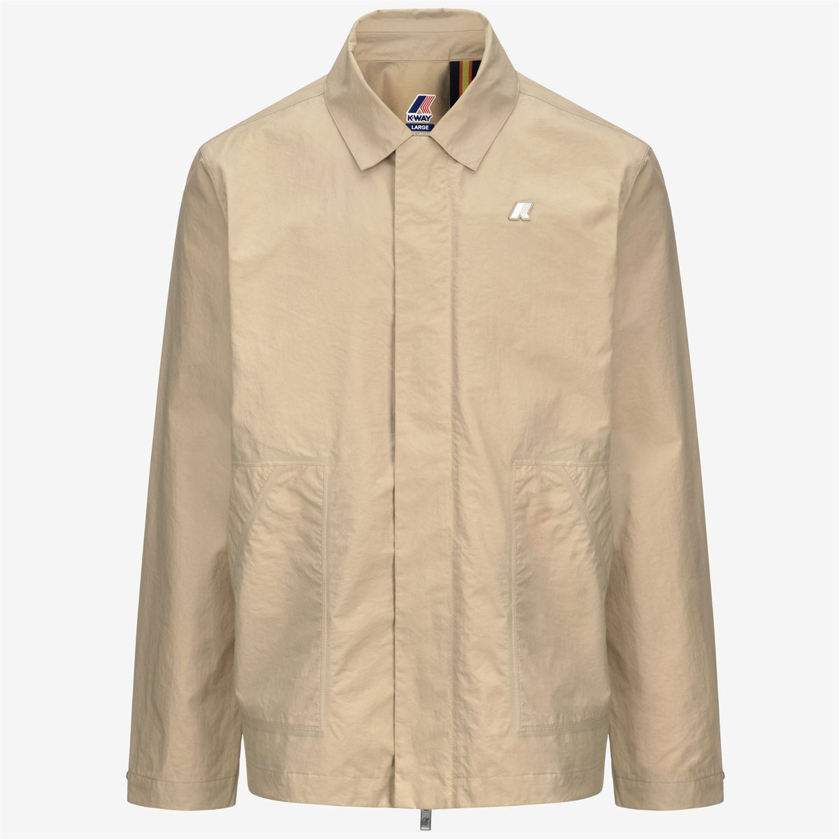 Jackets_MAN_BROEN COTTON NYLON_Short_Beige Rope - Commercial 1