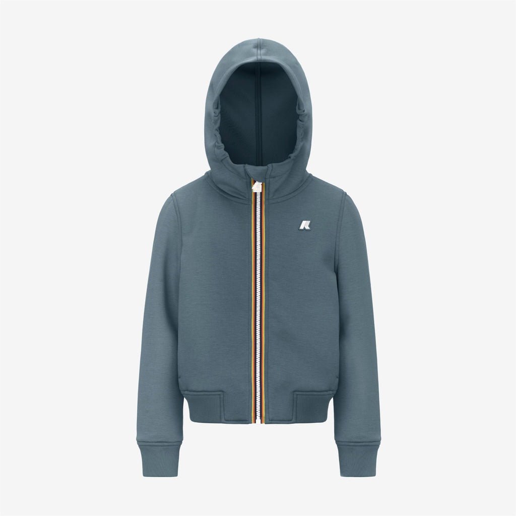 Fleece_BOY_P. RAINER LIGHT SPACER_Jacket_Green Iron - Commercial 1