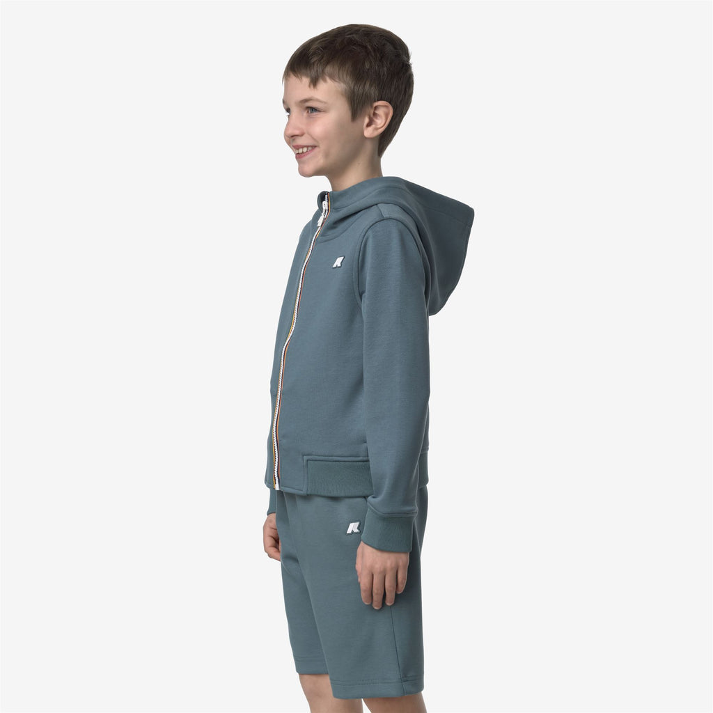 Fleece_BOY_P. RAINER LIGHT SPACER_Jacket_Green Iron - Commercial 5