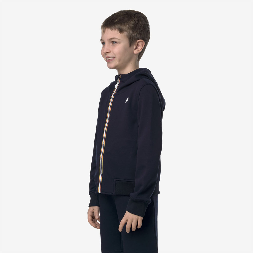 Fleece_BOY_P. RAINER LIGHT SPACER_Jacket_Blue Depth - Commercial 5