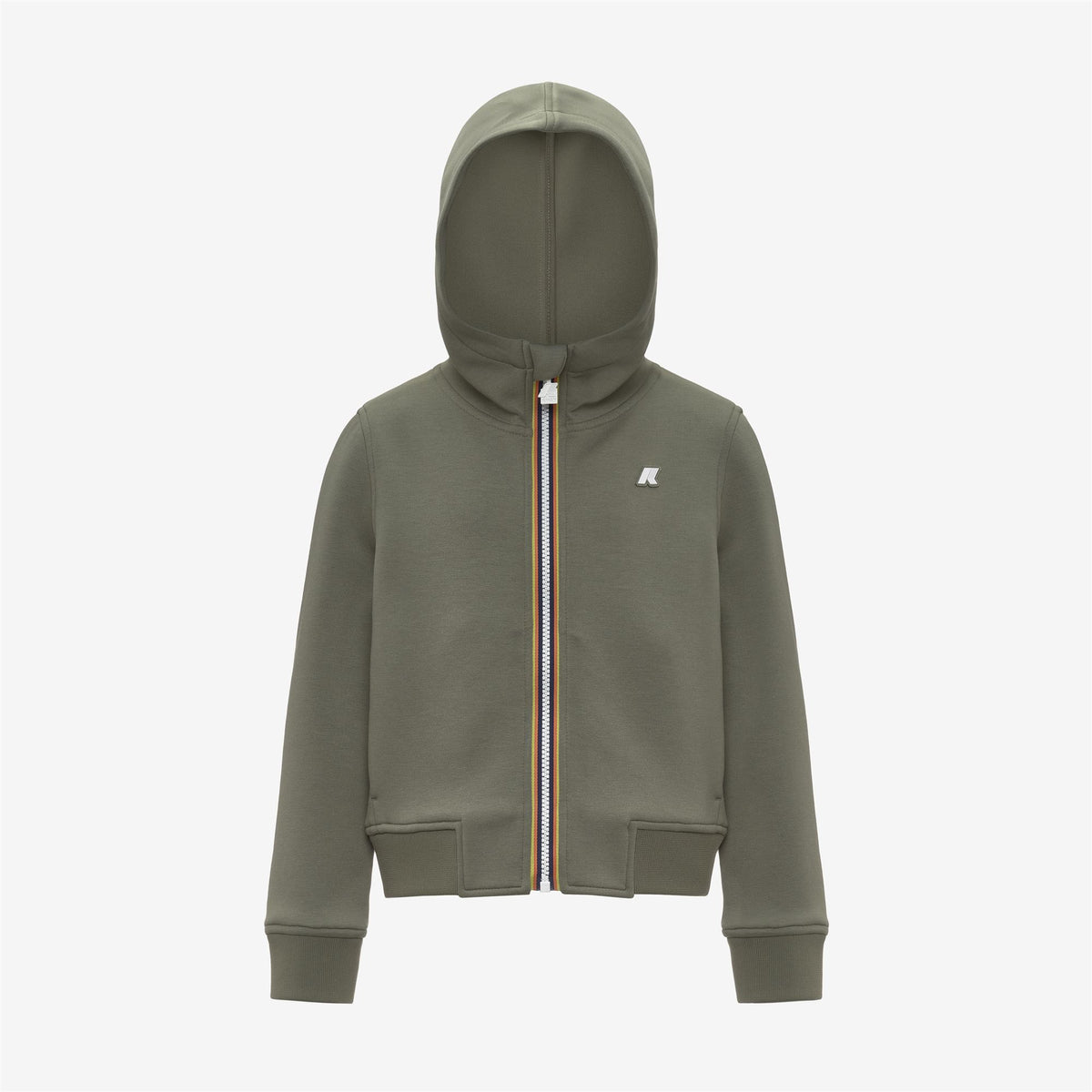 Fleece_Boy_P. RAINER LIGHT SPACER_Jacket_Green Lichen - Commercial 1