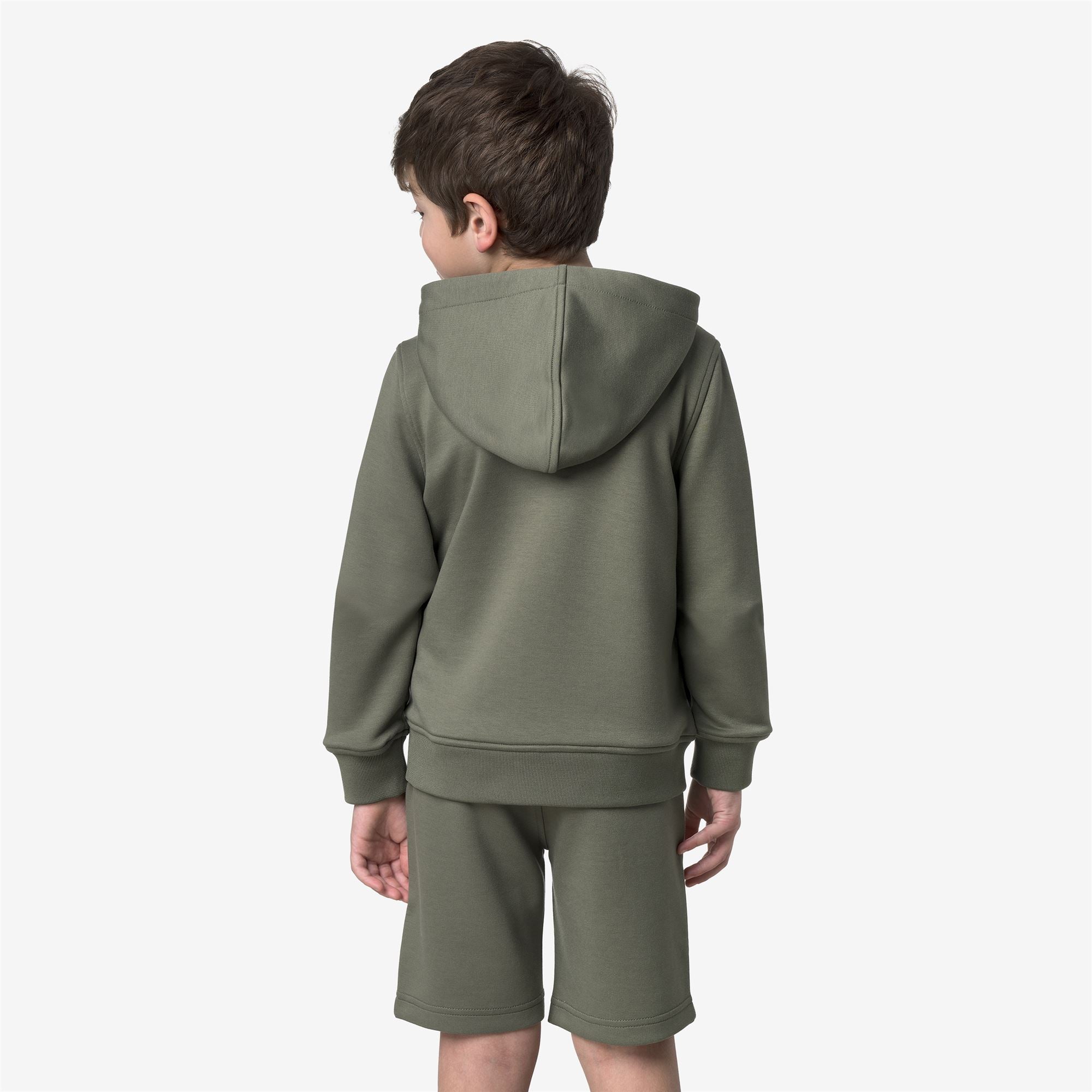 Fleece_Boy_P. RAINER LIGHT SPACER_Jacket_Green Lichen - Commercial 6