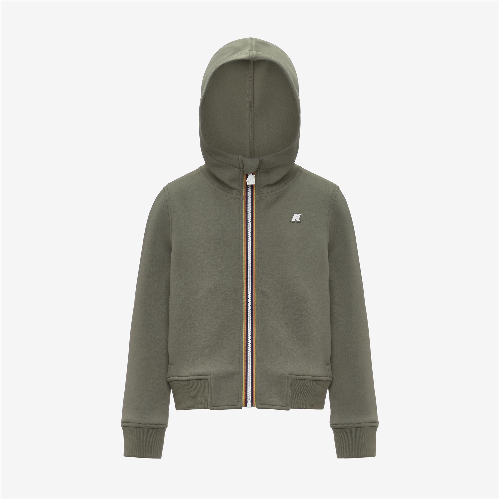 Fleece_Boy_P. RAINER LIGHT SPACER_Jacket_Green Lichen - Commercial 1