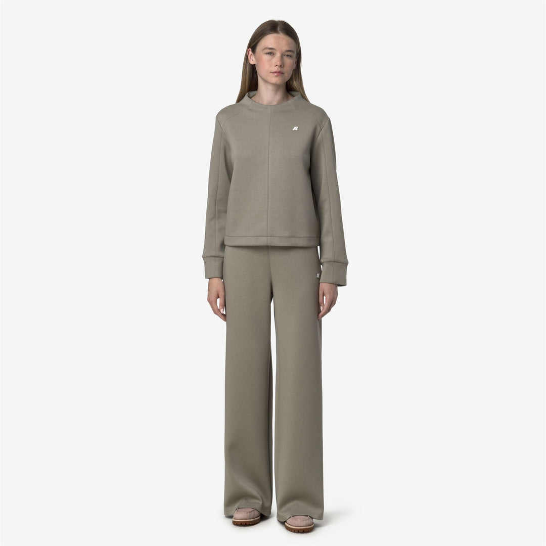 Green Women's Wide-Leg Athleisure Sweatpants main