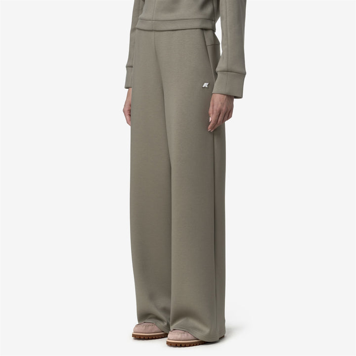 Green Women's Wide-Leg Athleisure Sweatpants 2