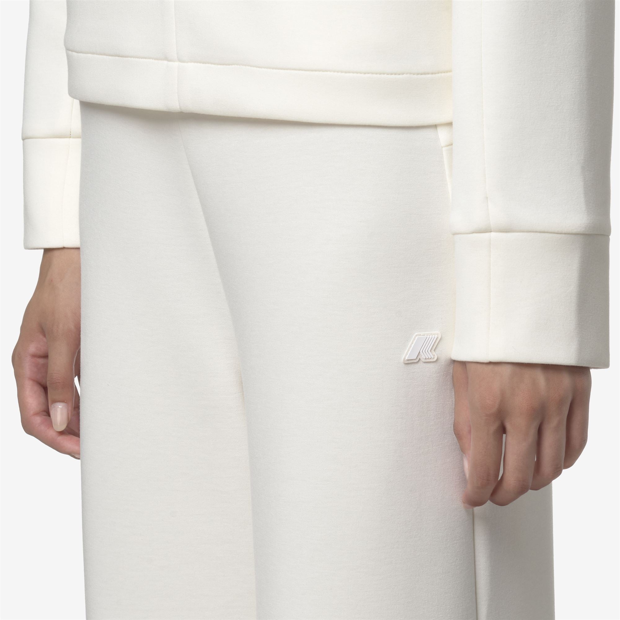 Pants_WOMAN_LOIRE LIGHT SPACER_Sport Trousers_White Gardenia - Commercial 7