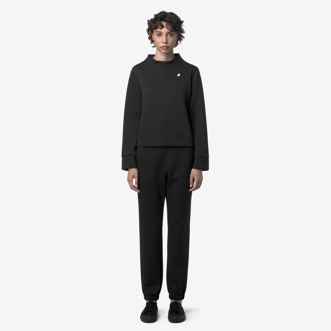 Black Women's Sport Trousers for All Seasons 01
