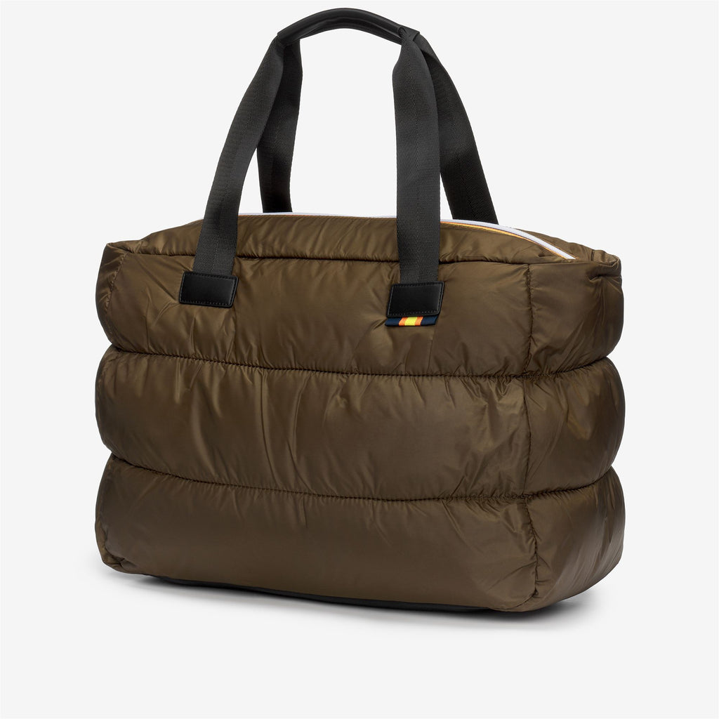 Bags_Woman_MATELISSEA MAXI RUFFLE_Tote Bag_BROWN - Commercial 1