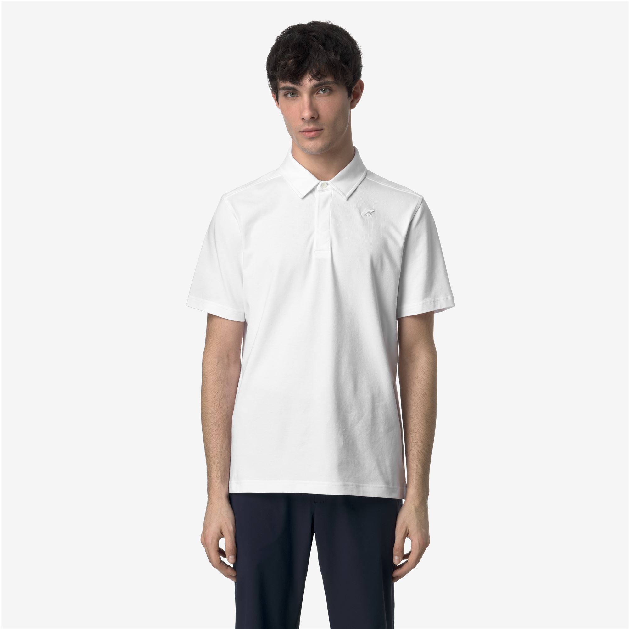 Polo Shirts_MAN_VINCELLE LIGHT STRETCH JERSEY_Polo_White - Commercial 4