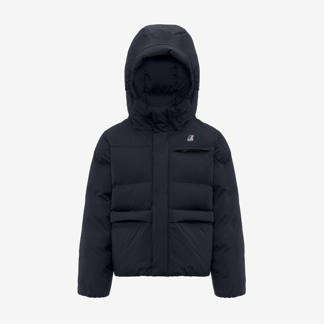 Blue unisex Kid's Heavy Warm Waterproof Jacket 01