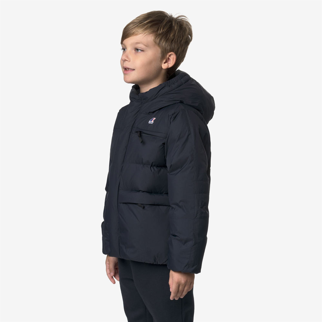 Chaqueta impermeable, cálida y resistente, unisex, color azul para niños main