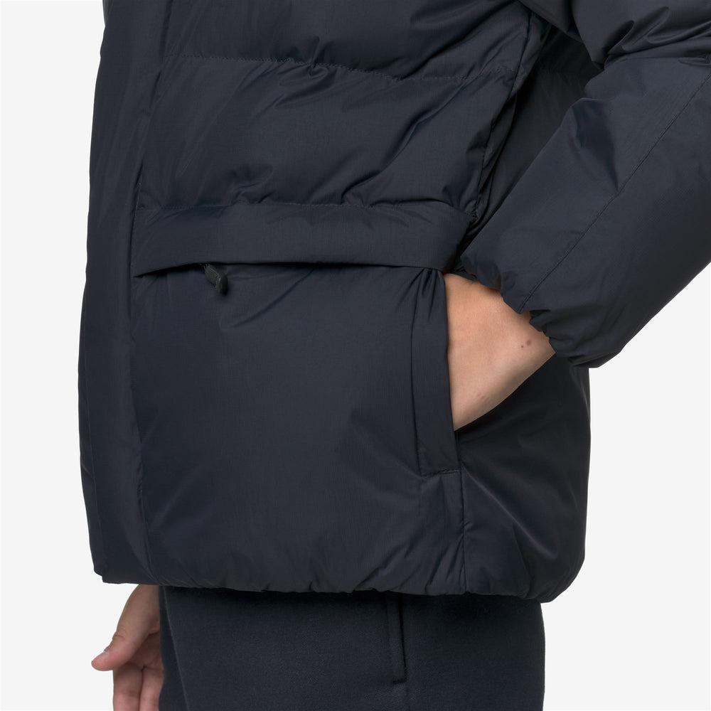 Blue unisex Kid's Heavy Warm Waterproof Jacket 02