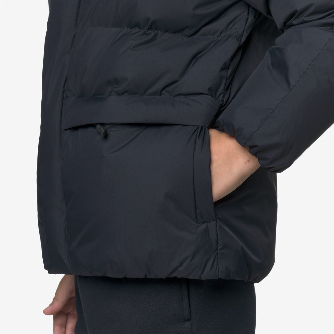 Chaqueta impermeable, cálida y resistente, unisex, color azul para niños main