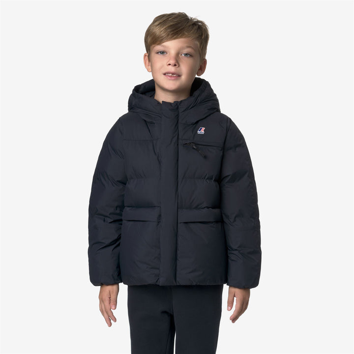 Chaqueta impermeable, cálida y resistente, unisex, color azul para niños 1