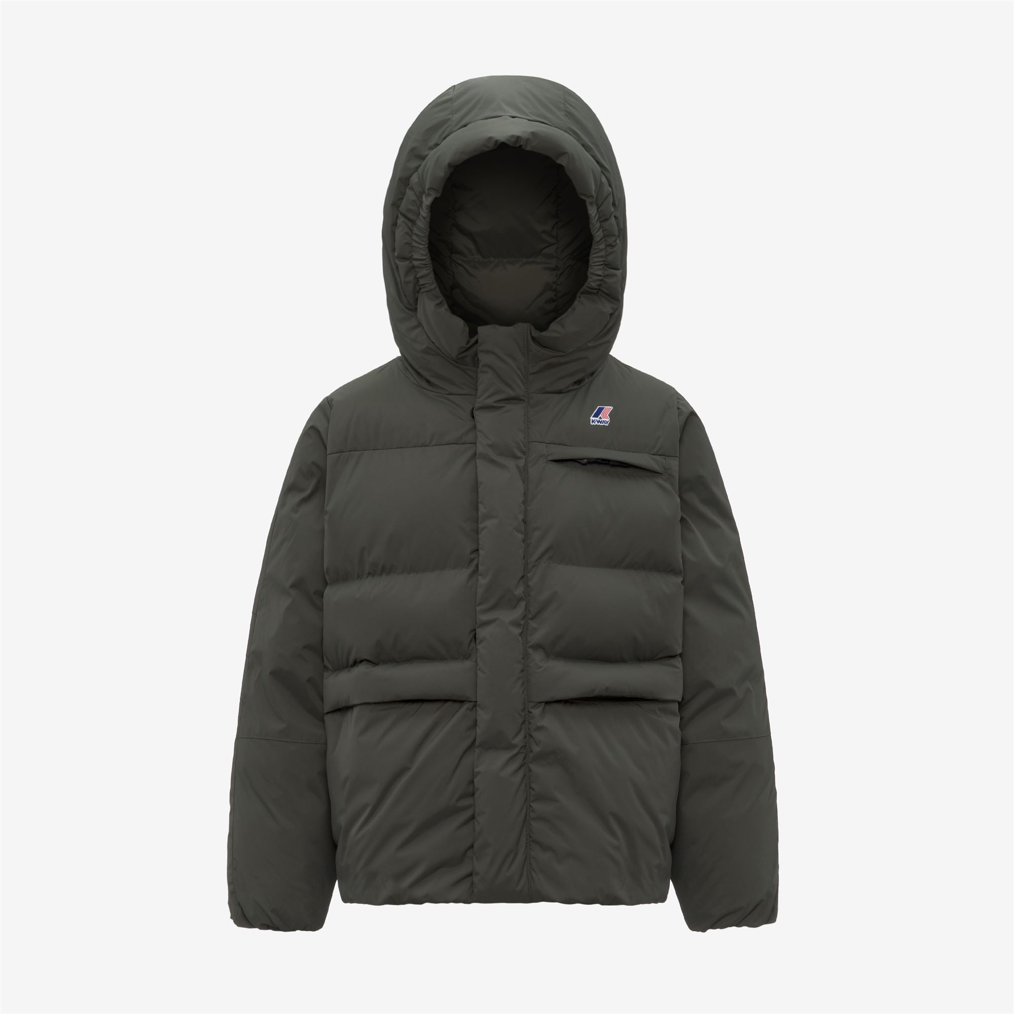Jackets_KID UNISEX_P. LE VRAI 4.0 AURELE HEAVY WARM_Mid_GREEN BLACKISH - Commercial 1