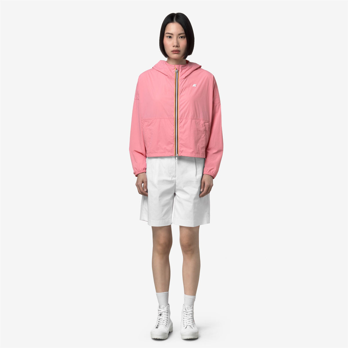 Jackets_Woman_GASTONIN ULTRALIGHT AF_Short_Pink Geranium - Commercial 4