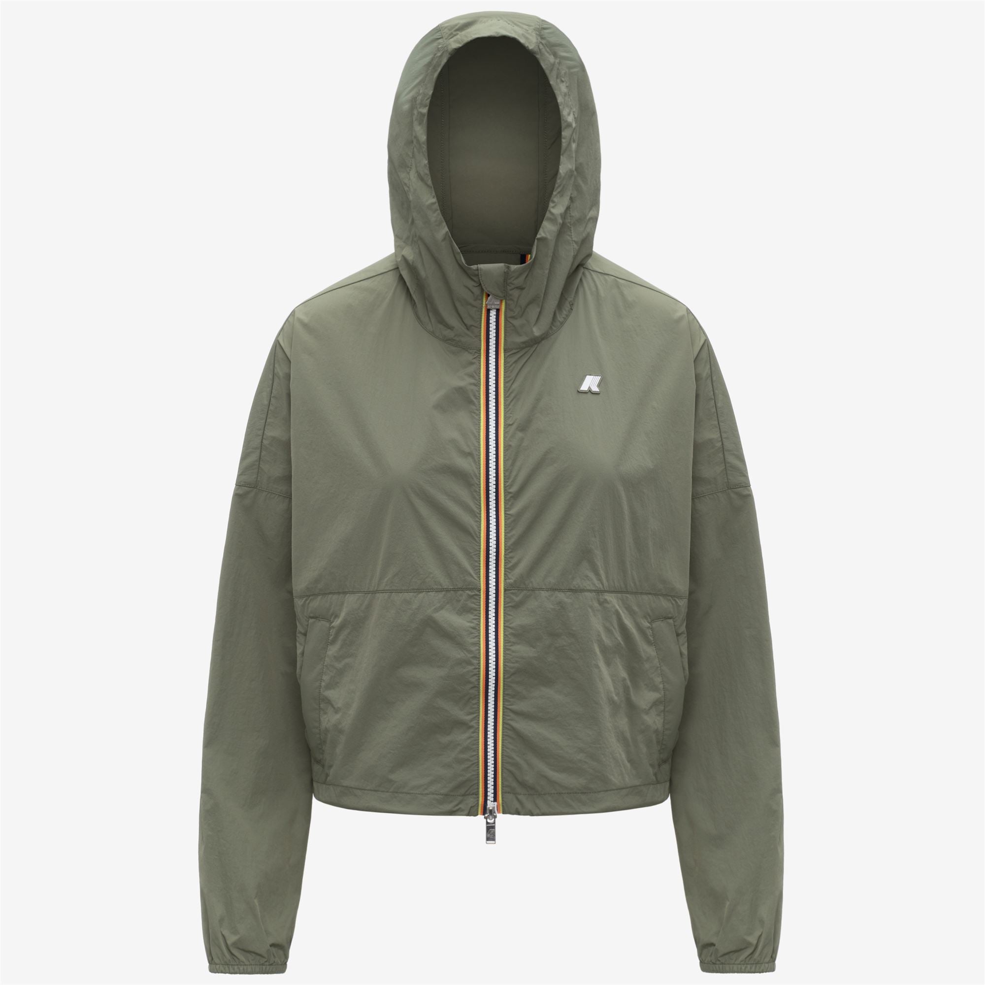 Jackets_Woman_GASTONIN ULTRALIGHT AF_Short_Green Lichen - Commercial 1