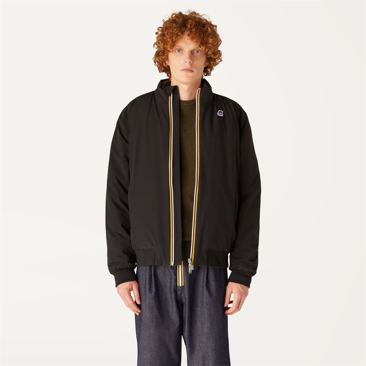 Jackets_Man_ARSENE WARM DOUBLE_Short_Black Pure - GREEN BLACKISH - Commercial 4
