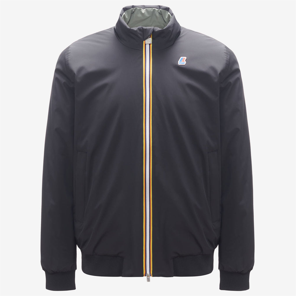 Jackets_Man_ARSENE WARM DOUBLE_Short_Black Pure - GREEN BLACKISH - Commercial 1