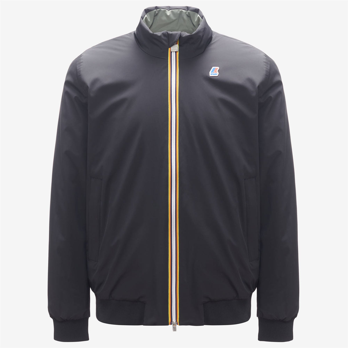Jackets_Man_ARSENE WARM DOUBLE_Short_Black Pure - GREEN BLACKISH - Commercial 1