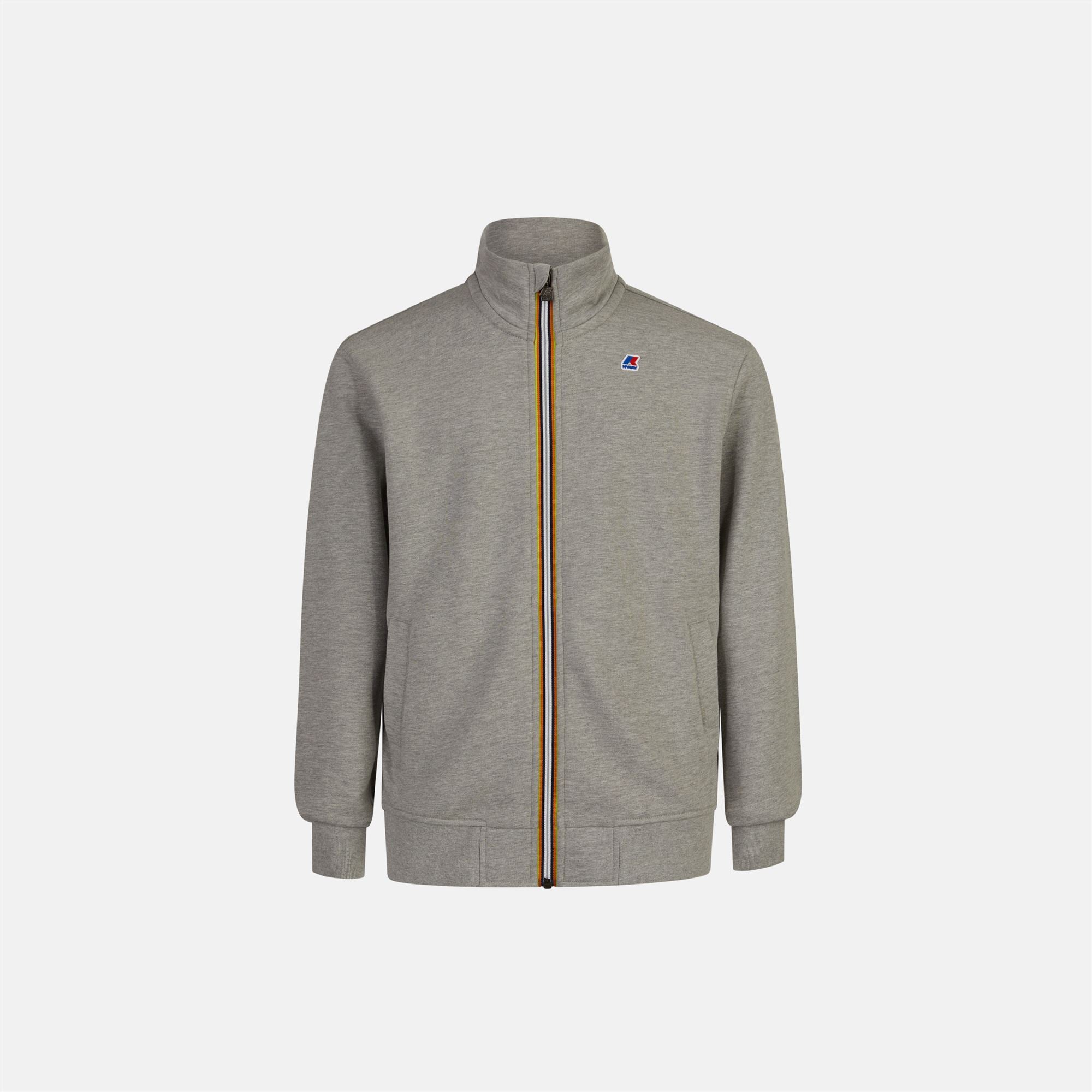 Fleece_Man_FINN_Jacket_Lt grey mel - Grey Mid - Commercial 1
