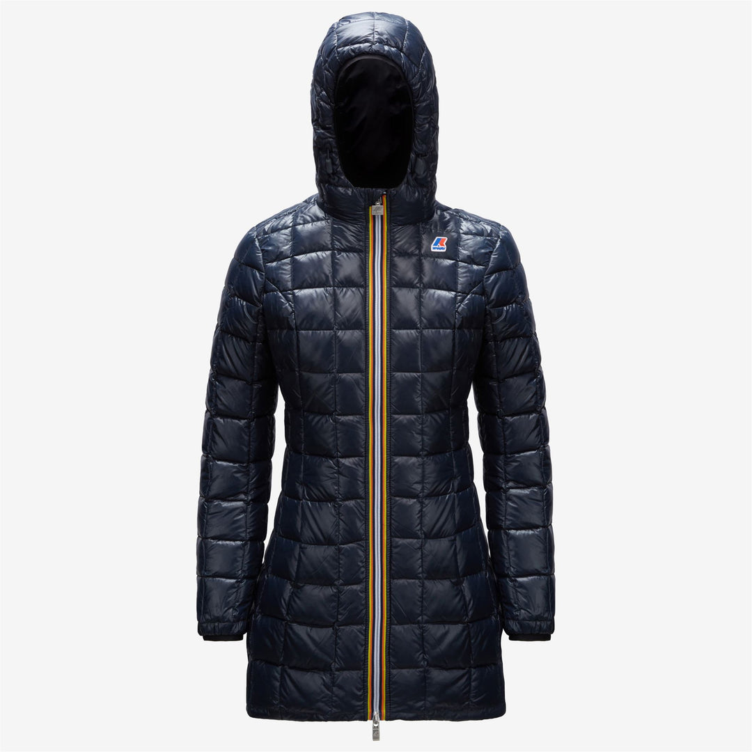 Giacca Piumino Donna Reversibile Nera Blu per Freddo main
